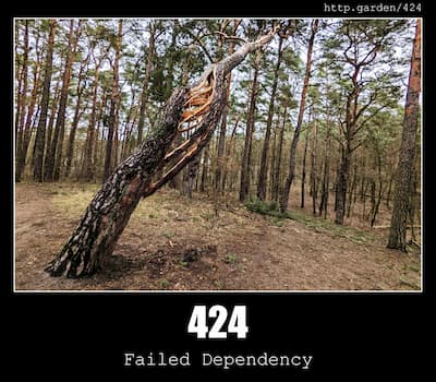 424 Failed Dependency & Gardening