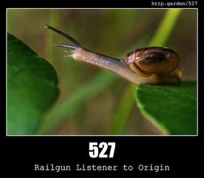 527 Railgun Listener to Origin & Gardening